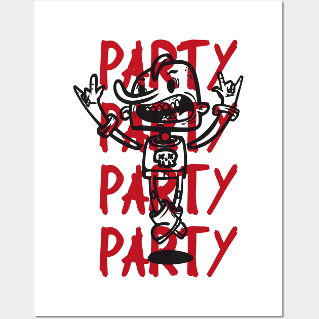 party party party Wall Art by manuvila
